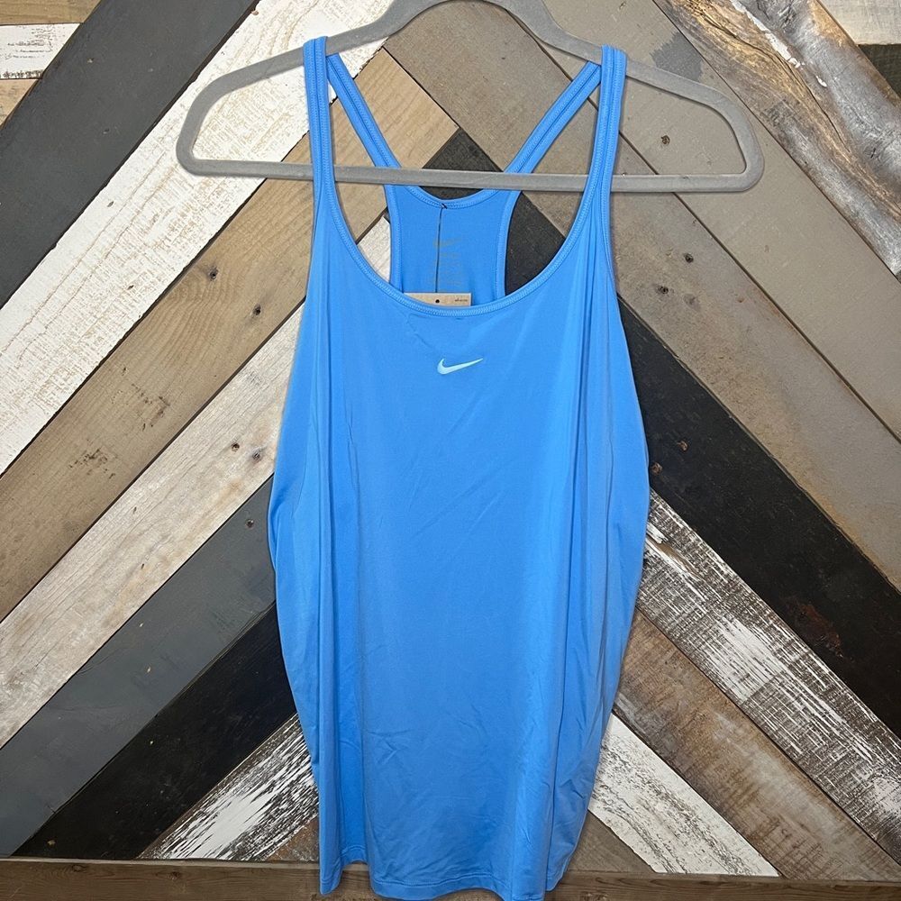 Nike Blue Racerback Dri Fit Tank - Picture 3 of 5
